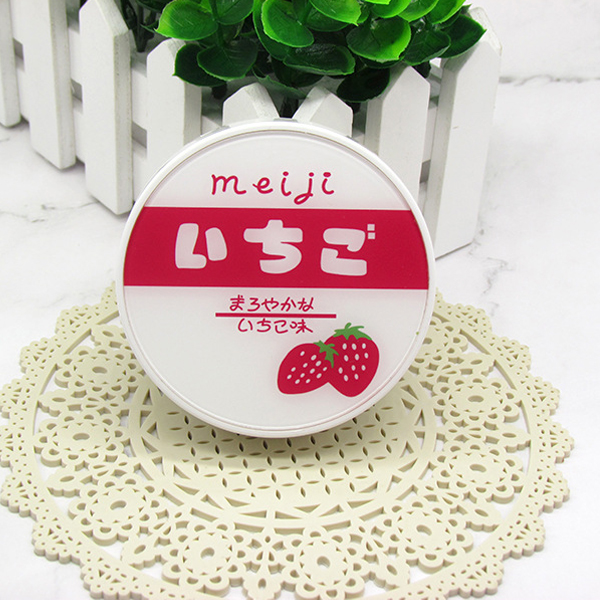 Mini Estuche De Lentes De Contacto Personalizado Barato Colorido De Viaje Con Estampado De Fresas