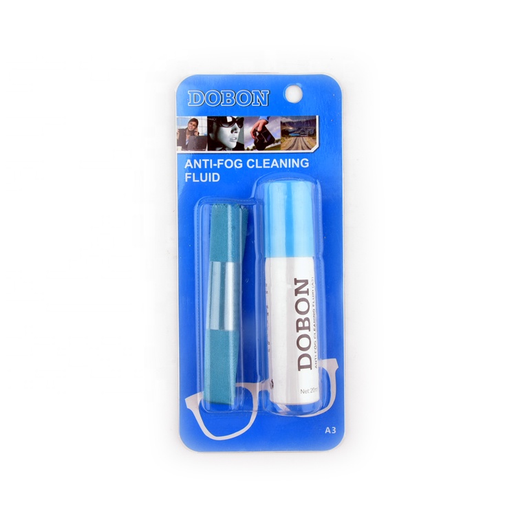 Espray de limpieza de vidrios colorido personalizado con limpieza ocular de paño de microfibra 