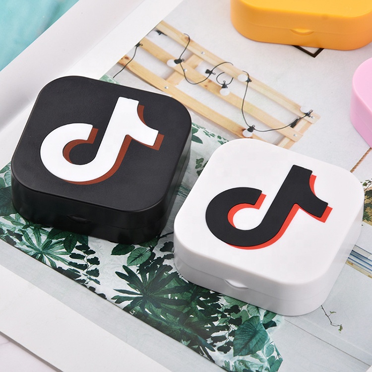 Estuche para lentes de contacto Tiktok Fashion Cute