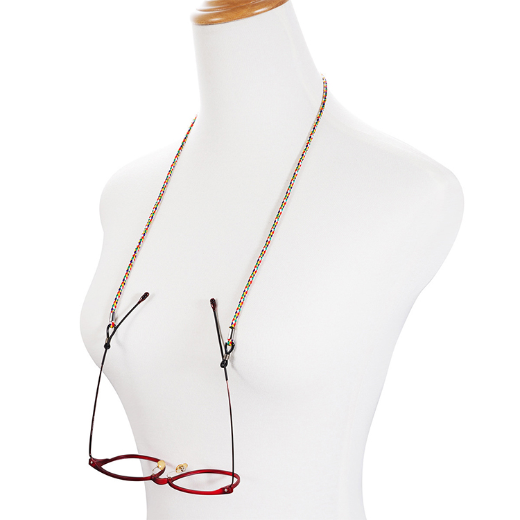 Cordones de anteojos coloridos para anteojos, cadenas y cordones de anteojos de nailon ajustables