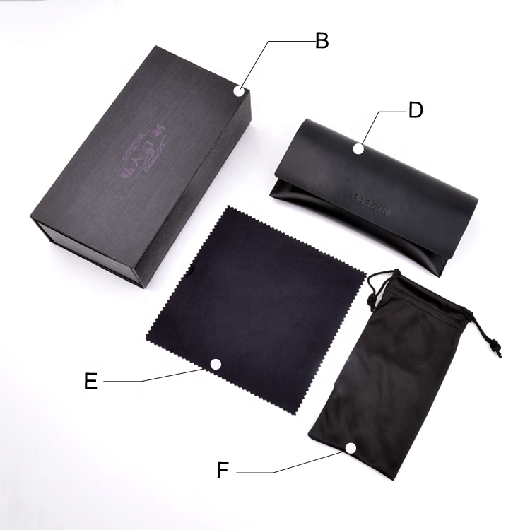 Paquete de estuches de gafas de sol de carcasa dura Logotipo personalizado