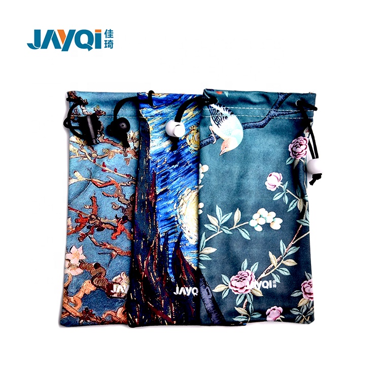 Estuche para gafas de sol de 9_18 cm con impresión digital Jiaqi