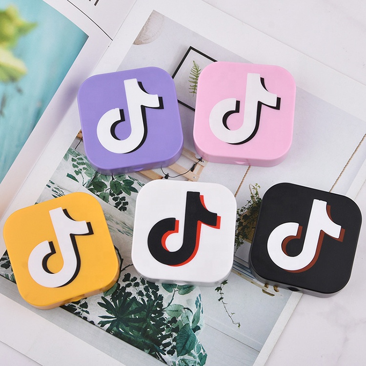 Estuche para lentes de contacto Tiktok Fashion Cute
