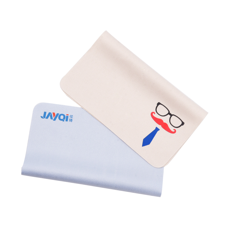 Ropa de limpieza de gafas de anteojos con logotipo personalizado de impresión de espuma
