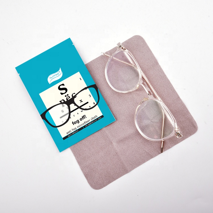 Gafas de microfibra antivaho duraderas, paño de limpieza para gafas