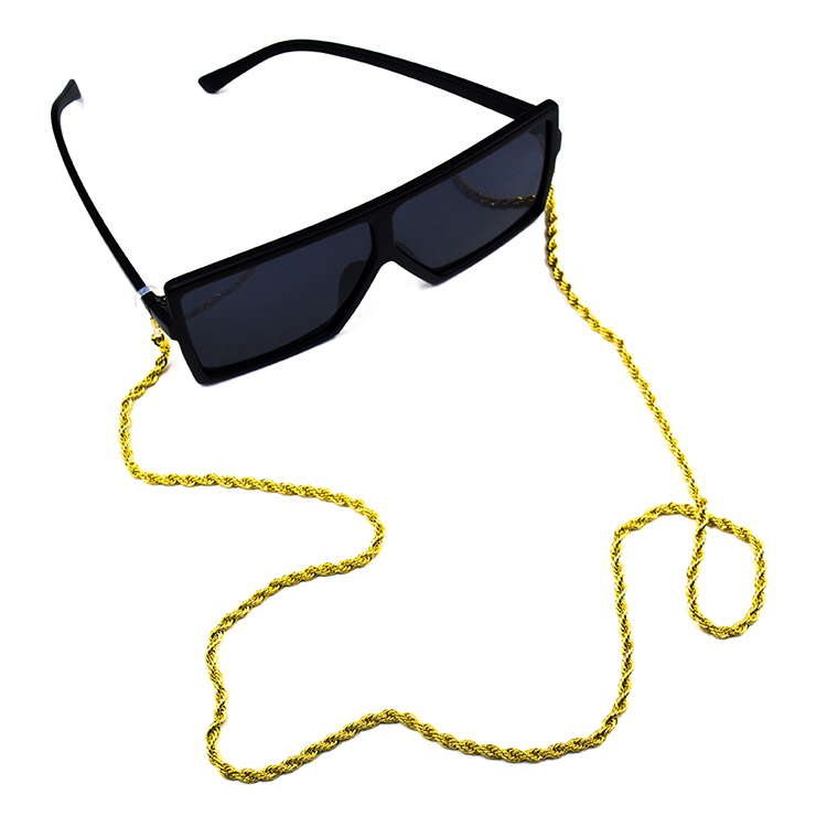 Cadena de gafas de moda para mujer Cadenas y cordones de gafas de sol de metal