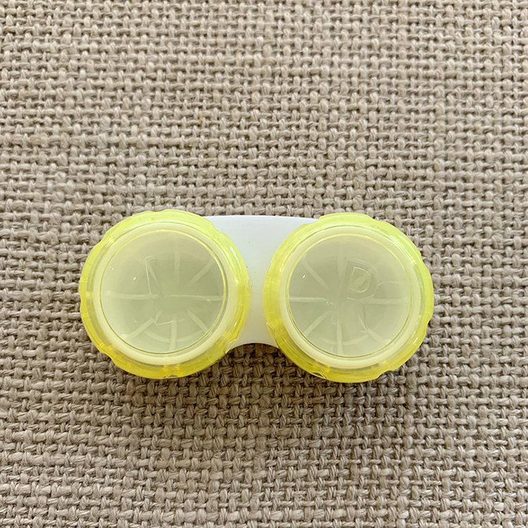 Accesorios para lentes de contacto personalizados Caja circular para lentes de contacto