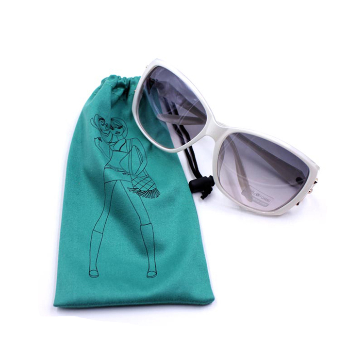 Bolsas de gafas plegables de tamaño personalizado con serigrafía para gafas de sol 